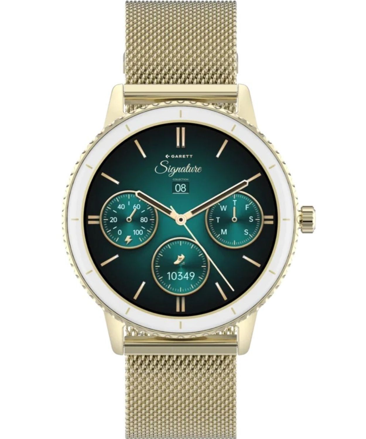 Zegarek Garett Grace złoty mesh.jpg